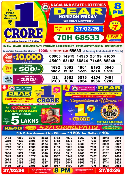 dear-lottery-sambad-6-pm-27-February-2026-winner-list