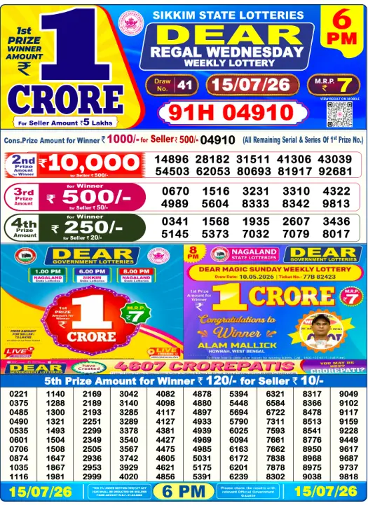 dear-lottery-sambad-6-pm-15-july-2026-winner-list