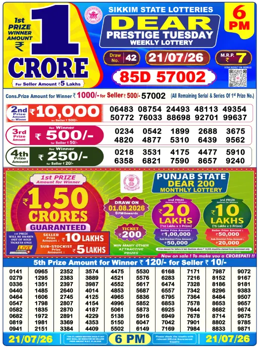lottery-sambad-6pm-result-21-july-2026-winner-list