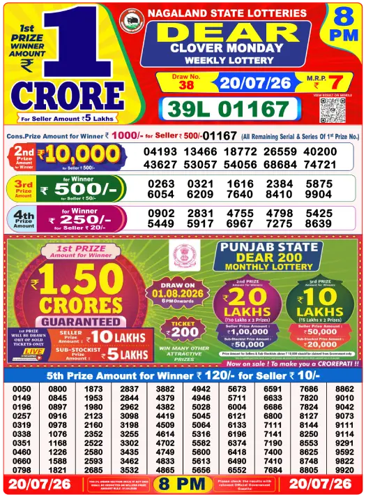 lottery-sambad-8pm-result-20-july-2026-winner-list